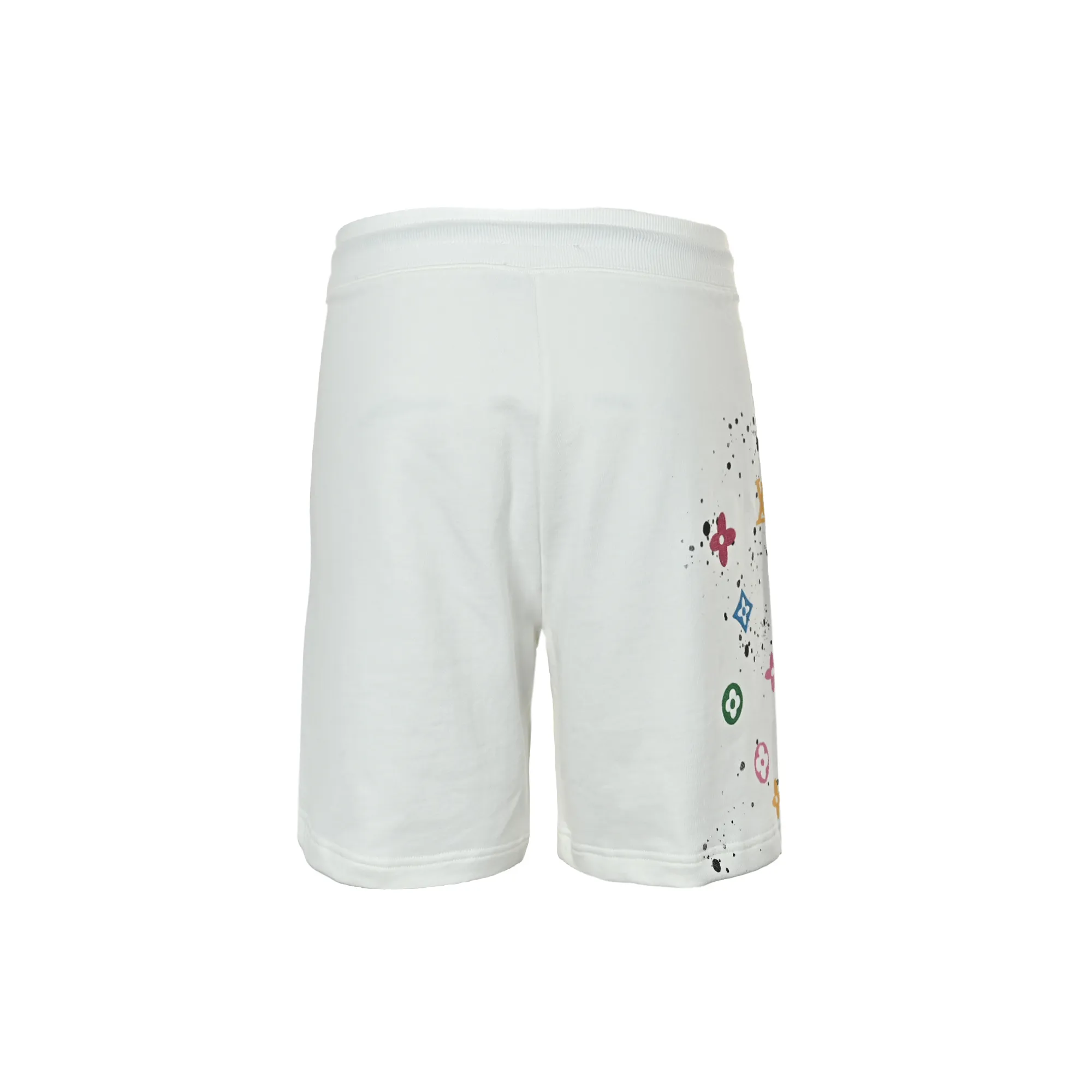 Louis Vuitton/Louis Vuitton multi-element presbyopic print embroidered shorts